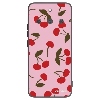 Picasee silikonový černý obal pro Realme 11 Pro+ - Cherry