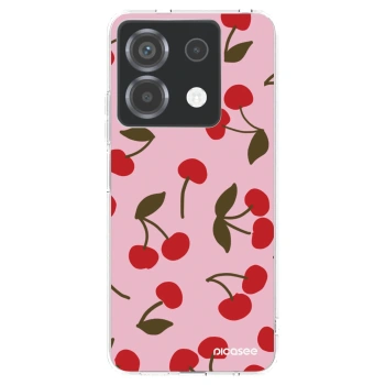 Picasee silikonový průhledný obal pro Xiaomi Poco X6 - Cherry