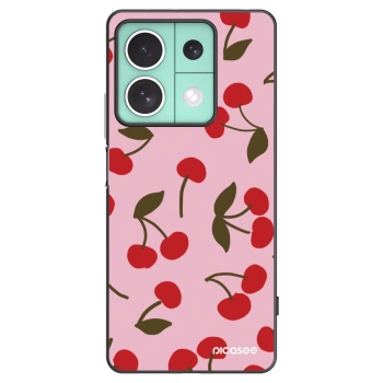 Picasee silikonový černý obal pro Xiaomi Redmi Note 13 5G - Cherry