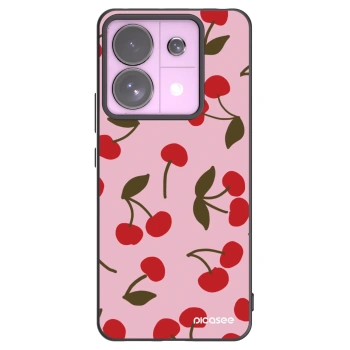 Picasee silikonový černý obal pro Xiaomi Redmi Note 13 Pro 5G - Cherry