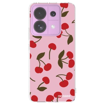 Picasee silikonový průhledný obal pro Xiaomi Redmi Note 13 Pro 5G - Cherry