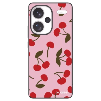 Picasee silikonový černý obal pro Xiaomi Redmi Note 13 Pro+ 5G - Cherry
