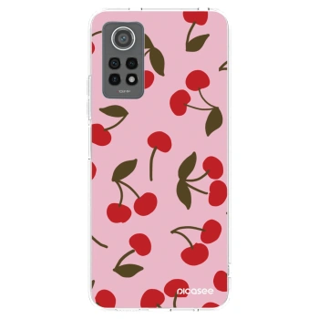 Picasee silikonový průhledný obal pro Xiaomi Redmi Note 12 Pro 4G - Cherry