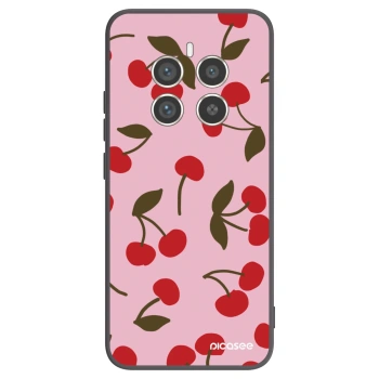 Picasee silikonový černý obal pro Realme 12 Pro 5G - Cherry