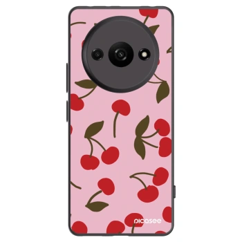 Picasee silikonový černý obal pro Xiaomi Redmi A3 - Cherry