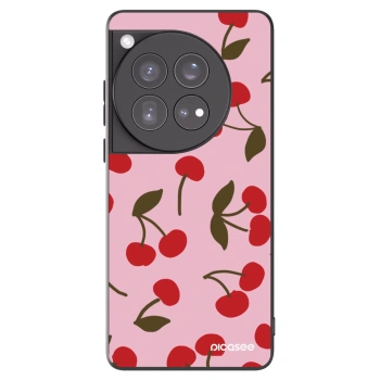 Picasee silikonový černý obal pro OnePlus 12 5G - Cherry