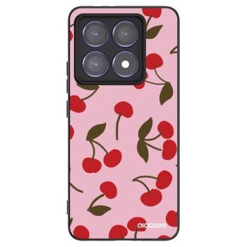 Picasee silikonový černý obal pro Xiaomi 14T Pro - Cherry