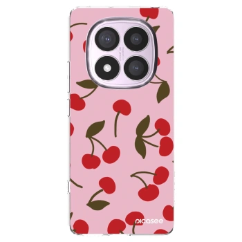 Picasee silikonový průhledný obal pro Xiaomi Redmi Note 14 Pro 5G - Cherry