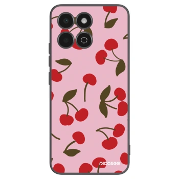 Picasee silikonový černý obal pro Honor 200 Smart 5G - Cherry