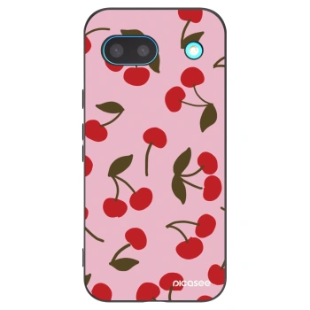 Picasee silikonový černý obal pro Google Pixel 8a - Cherry