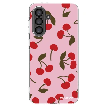 Picasee silikonový průhledný obal pro Samsung Galaxy A36 5G - Cherry