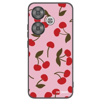Picasee silikonový černý obal pro Xiaomi Poco F6 - Cherry