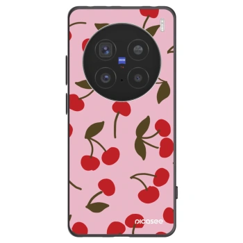 Picasee silikonový černý obal pro Vivo X200 Pro - Cherry