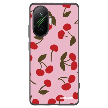 Picasee silikonový černý obal pro Xiaomi Poco F7 5G - Cherry