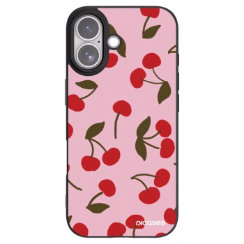 Picasee silikonový černý obal pro Apple iPhone 17 - Cherry