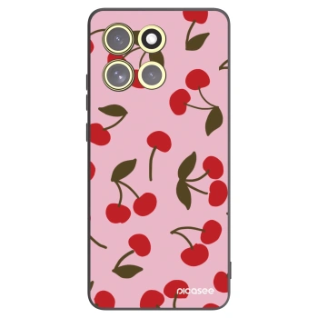 Picasee silikonový černý obal pro Motorola Moto G86 5G - Cherry