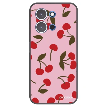 Picasee silikonový černý obal pro Xiaomi Redmi 15C 4G - Cherry