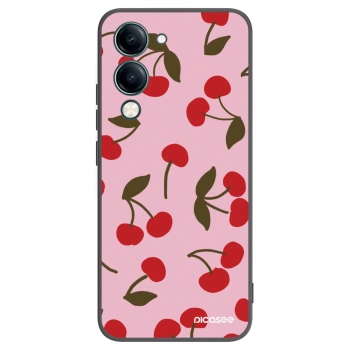 Picasee silikonový černý obal pro Vivo Y29s 5G - Cherry
