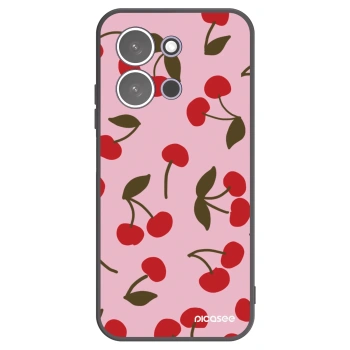 Picasee silikonový černý obal pro Xiaomi Redmi 15C 5G - Cherry