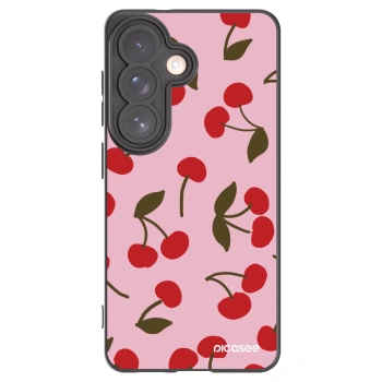 Picasee silikonový černý obal pro Samsung Galaxy S26 - Cherry