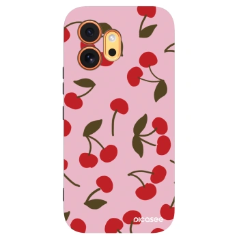 Picasee silikonový černý obal pro Honor 600 - Cherry