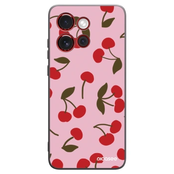 Picasee silikonový černý obal pro Motorola Edge 60 Neo 5G - Cherry