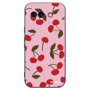 Picasee silikonový černý obal pro Google Pixel 10a - Cherry