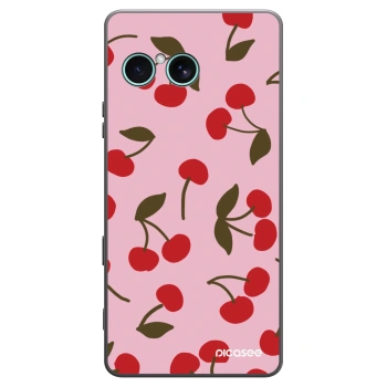 Picasee silikonový černý obal pro Sony Xperia 10 VII - Cherry
