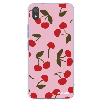 Picasee silikonový průhledný obal pro Xiaomi Redmi 7A - Cherry