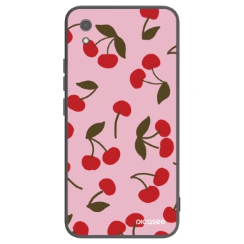 Picasee silikonový černý obal pro Xiaomi Redmi 7A - Cherry