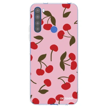 Picasee silikonový průhledný obal pro Xiaomi Redmi Note 8T - Cherry