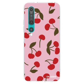 Picasee silikonový průhledný obal pro Xiaomi Mi 10 - Cherry