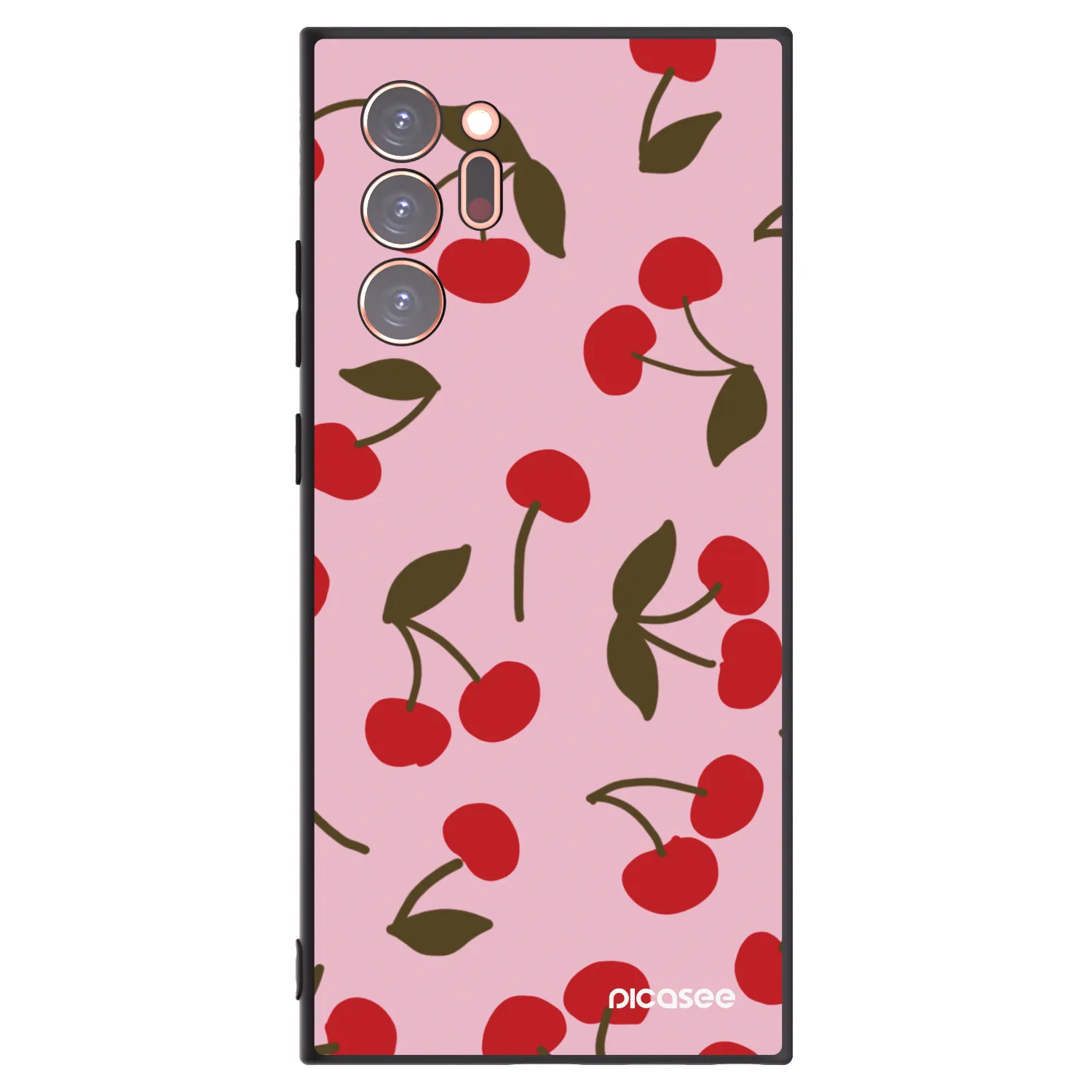 Picasee silikonový černý obal pro Samsung Galaxy Note 20 Ultra - Cherry