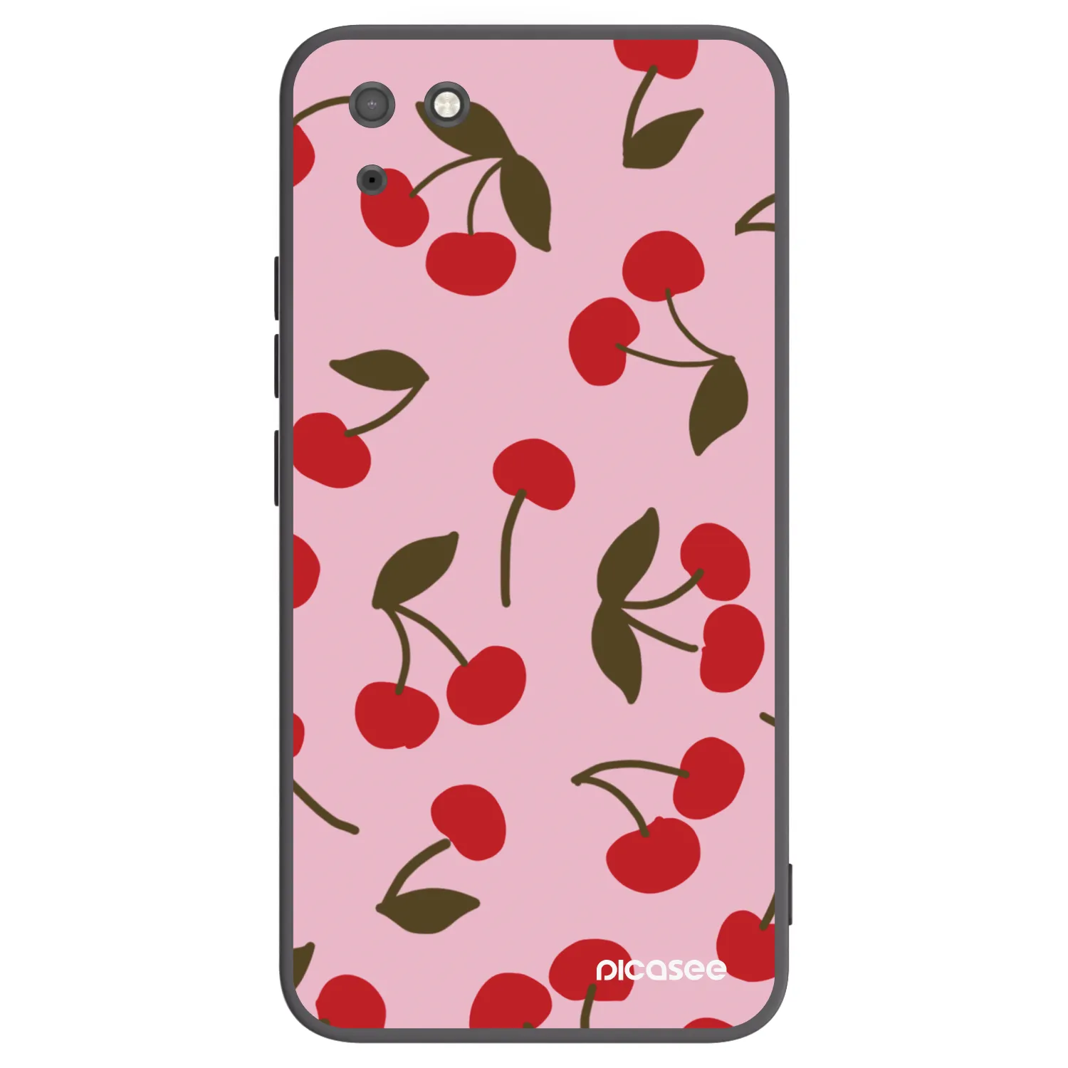 Picasee silikonový černý obal pro Huawei Y5P - Cherry