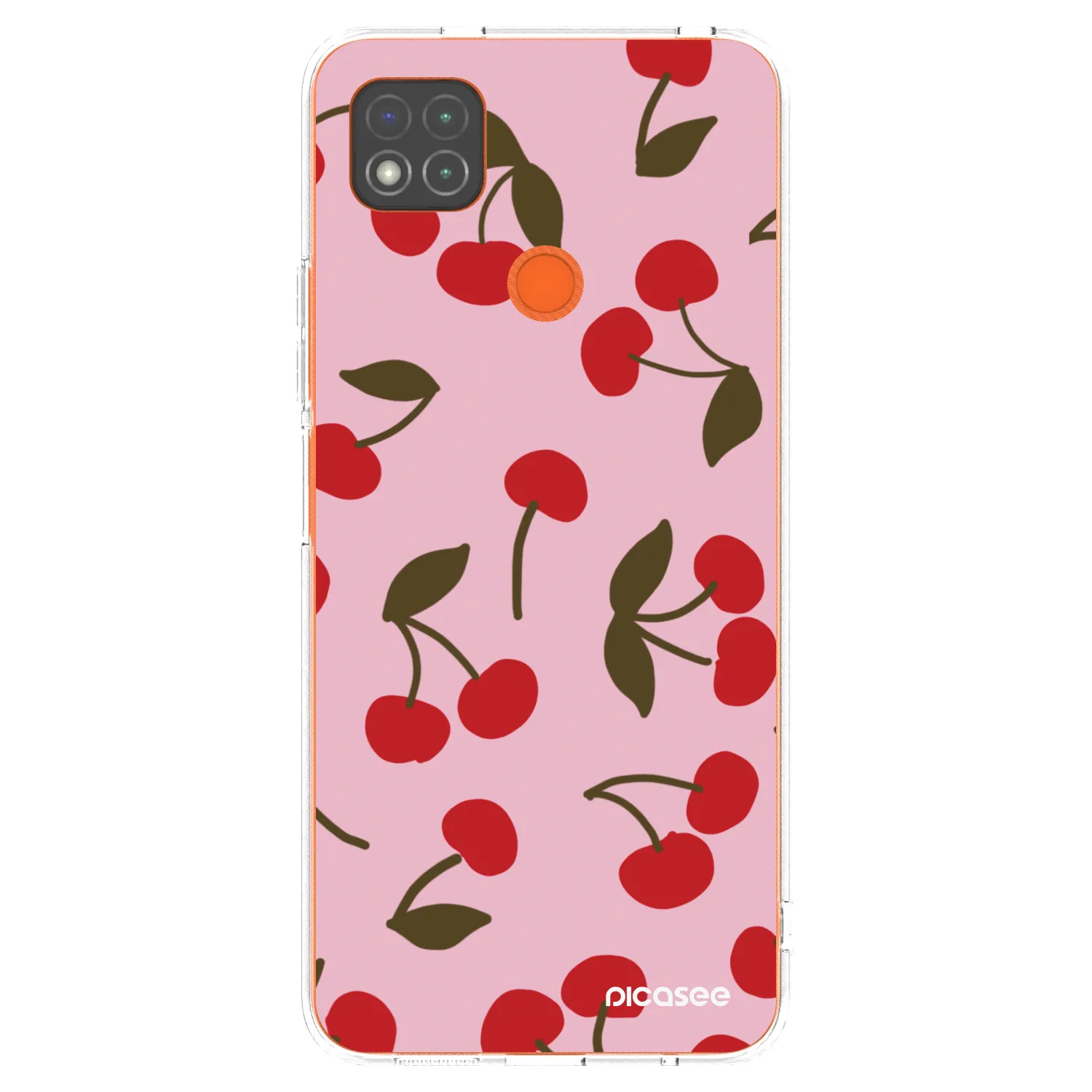 Picasee silikonový průhledný obal pro Xiaomi Redmi 9C - Cherry