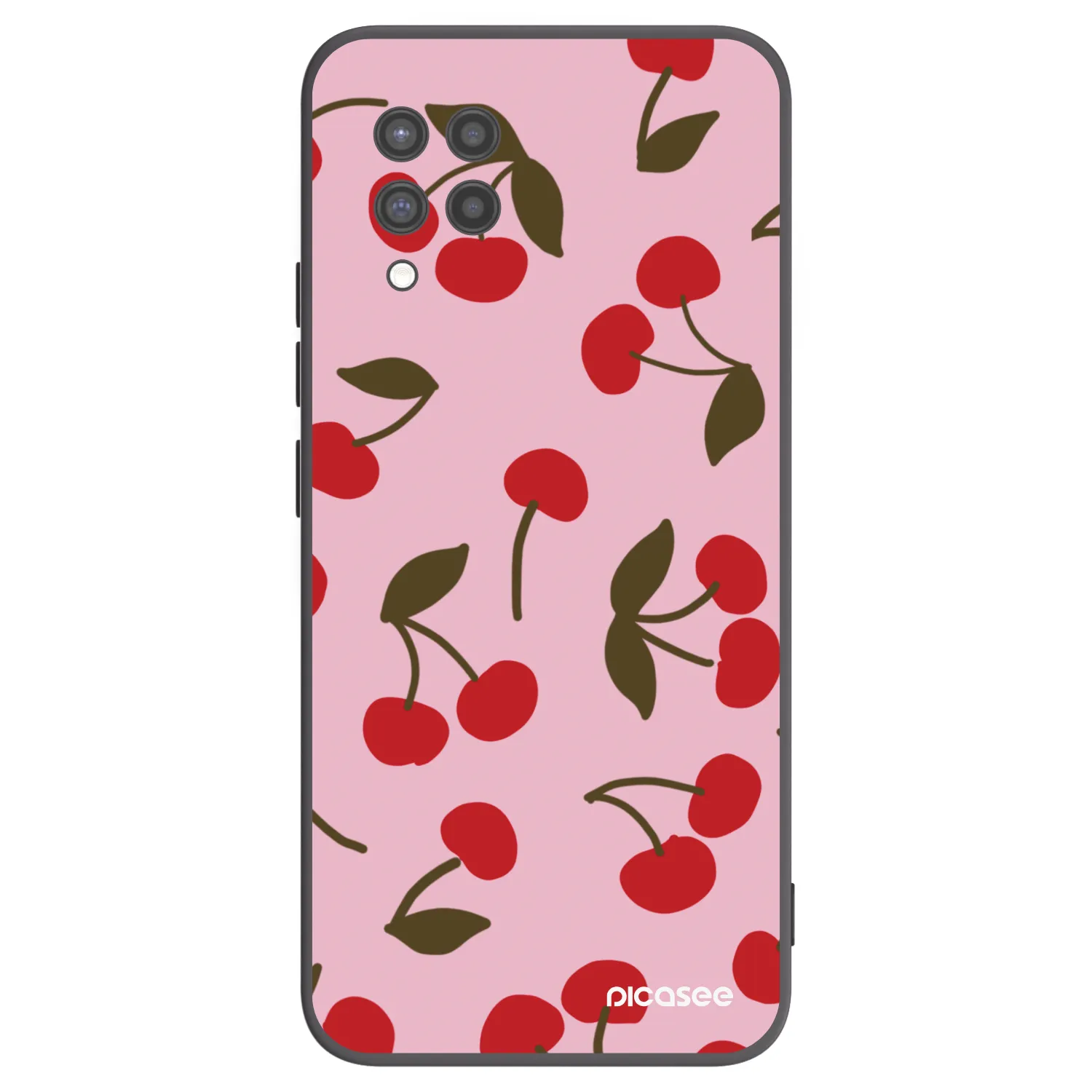 Picasee silikonový černý obal pro Samsung Galaxy A42 A426B - Cherry
