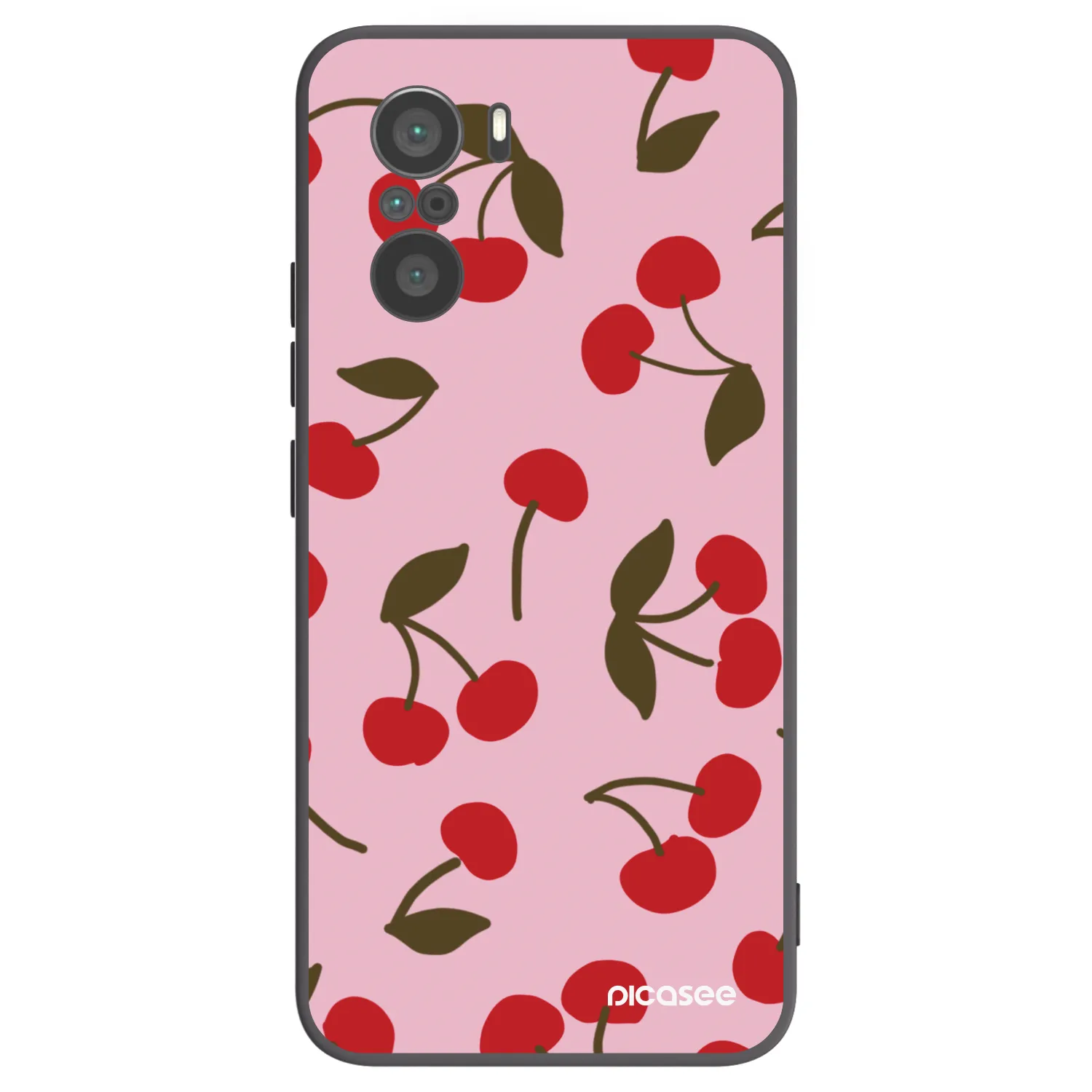 Picasee silikonový černý obal pro Xiaomi Poco F3 - Cherry