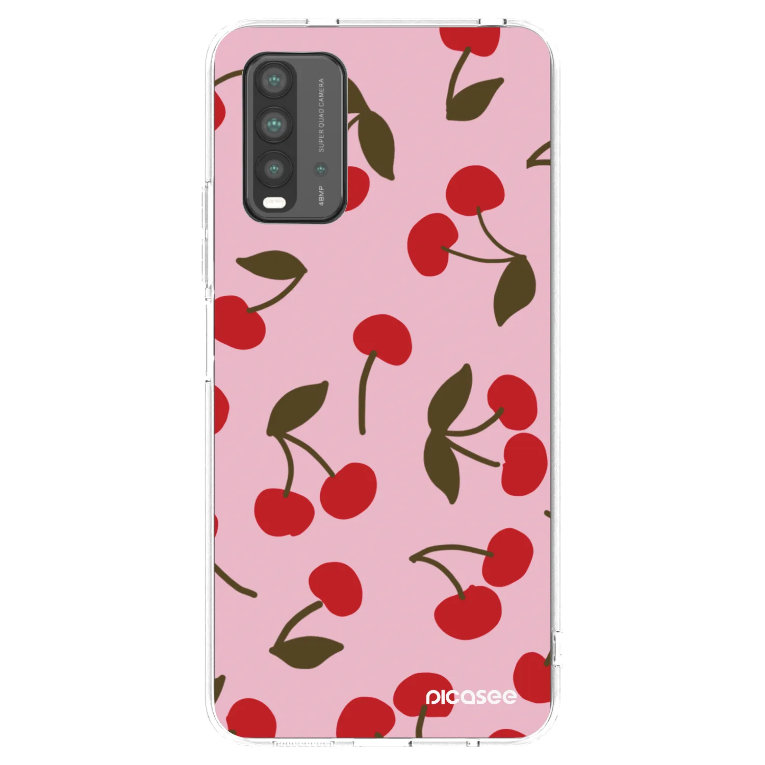Picasee silikonový černý obal pro Xiaomi Redmi 9T - Cherry
