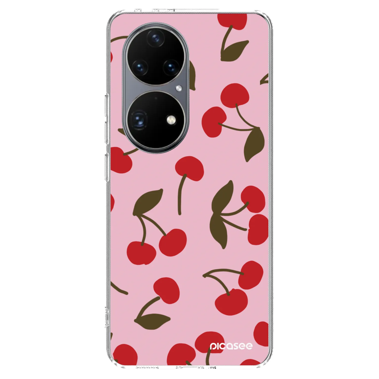 Picasee silikonový průhledný obal pro Huawei P50 - Cherry