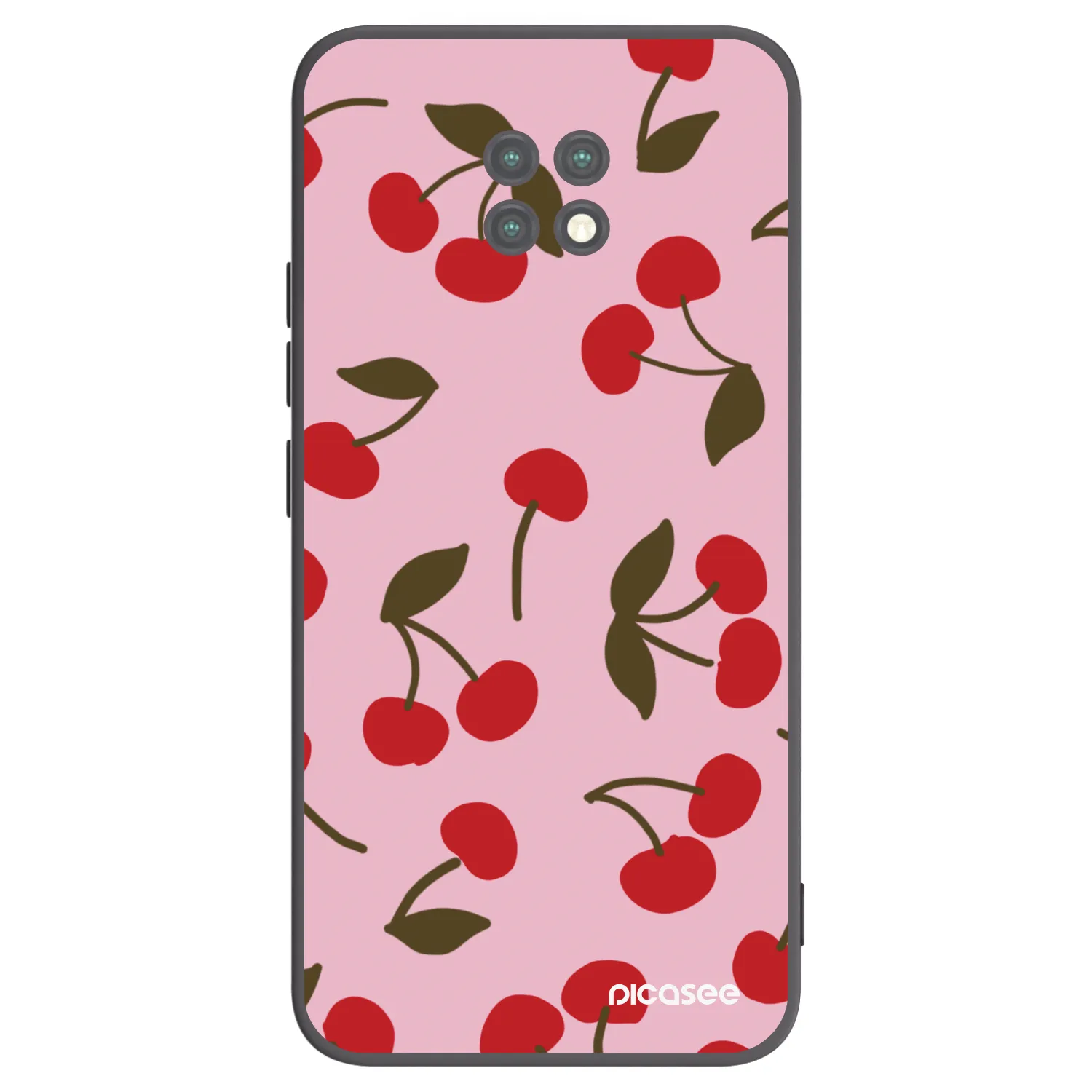Picasee silikonový černý obal pro Xiaomi Redmi Note 9T - Cherry