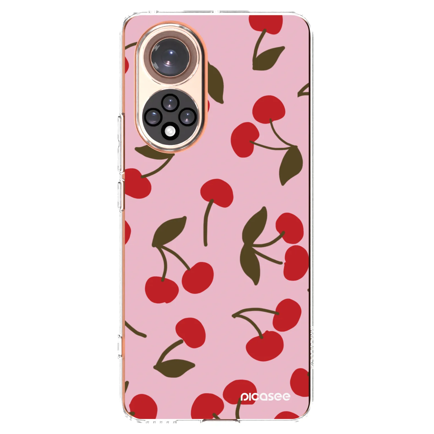 Picasee silikonový průhledný obal pro Honor 50 5G - Cherry