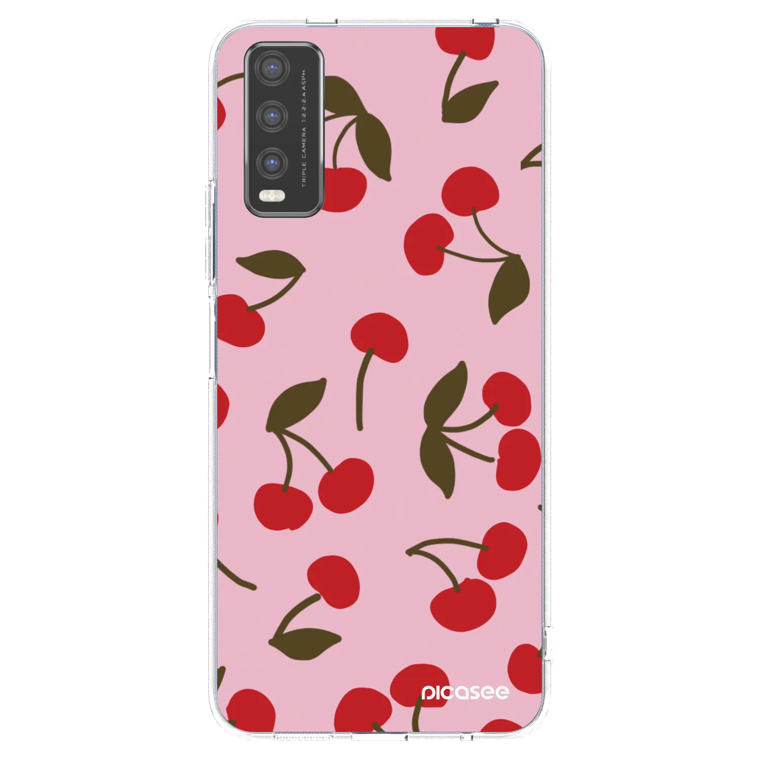 Picasee silikonový průhledný obal pro Vivo Y20s - Cherry