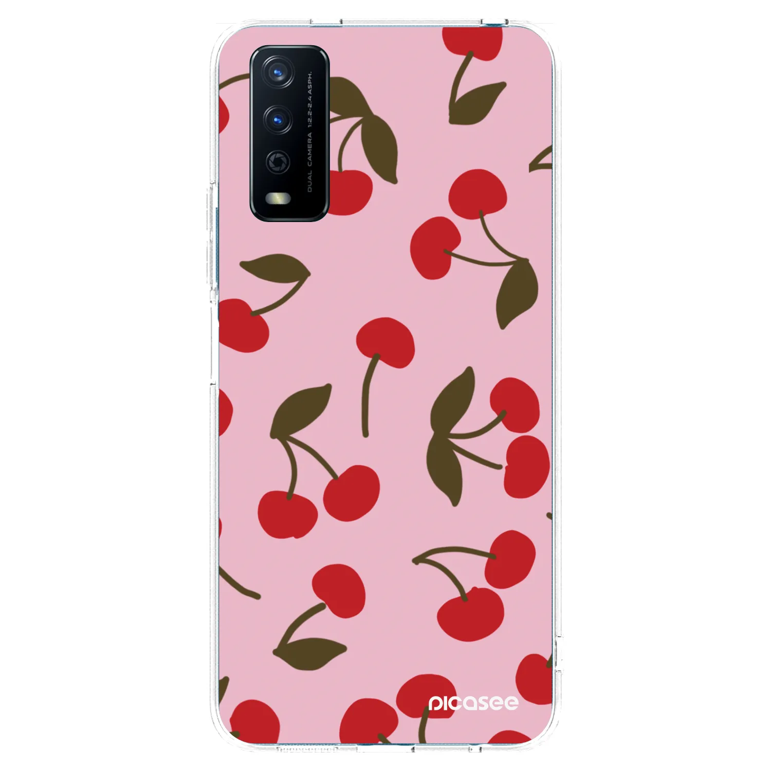 Picasee silikonový průhledný obal pro Vivo Y11s - Cherry