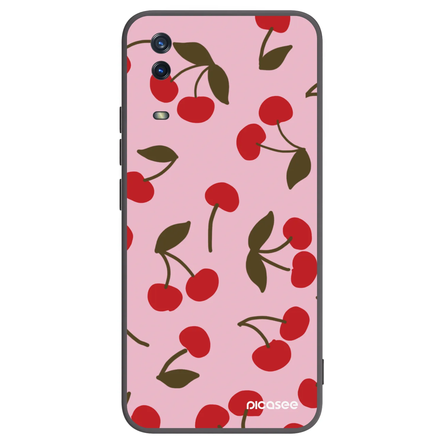 Picasee silikonový černý obal pro Vivo Y11s - Cherry