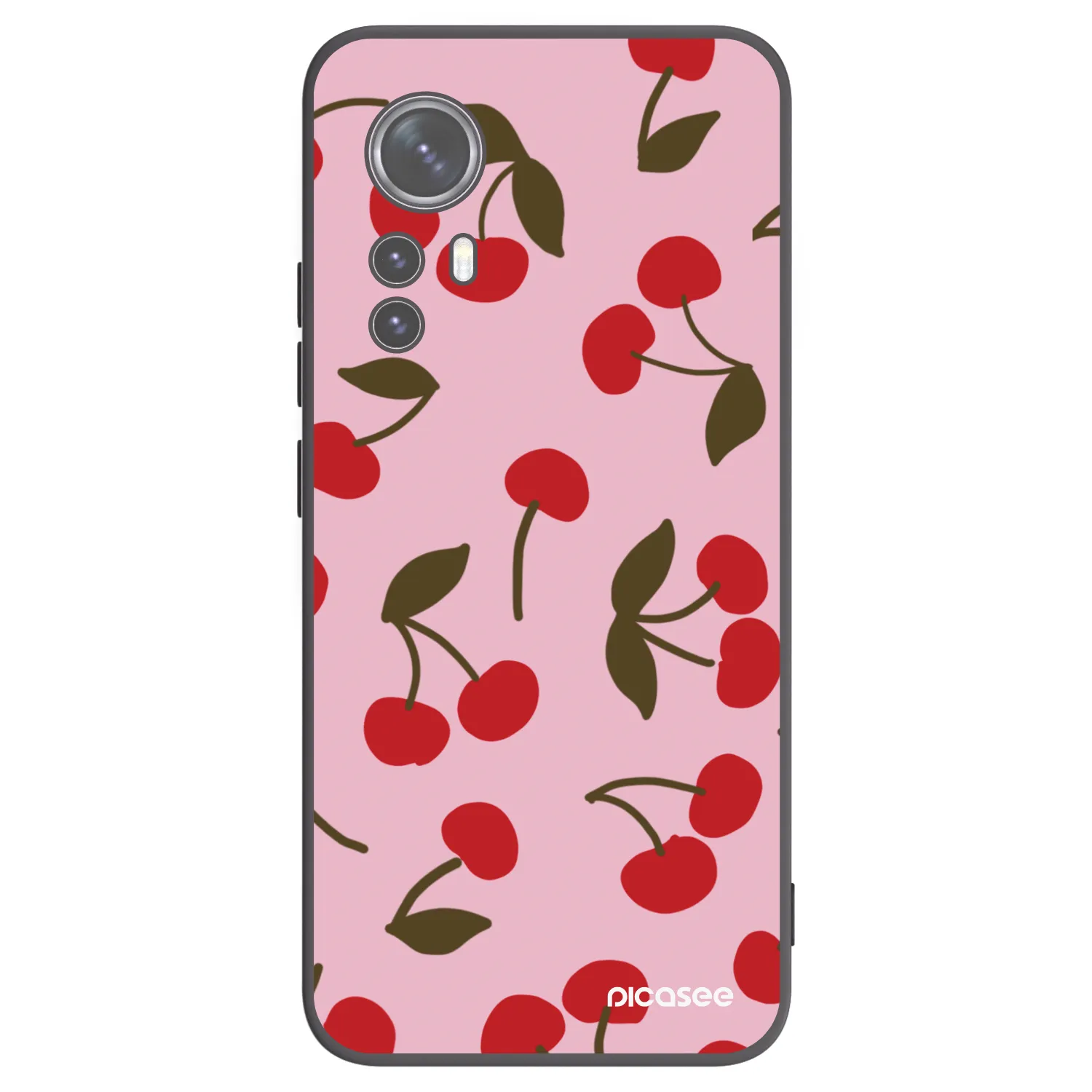 Picasee silikonový černý obal pro Xiaomi 12 - Cherry