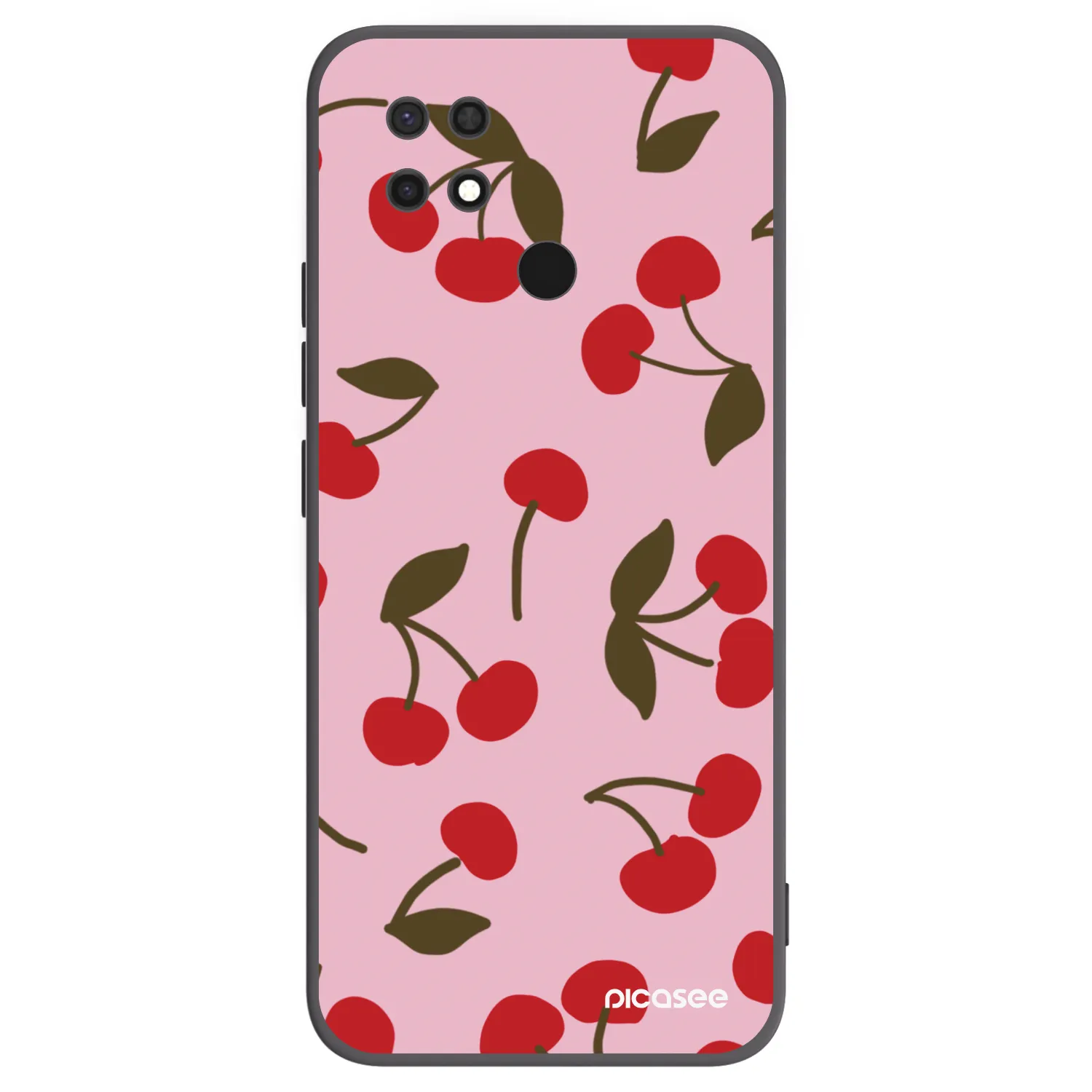 Picasee silikonový černý obal pro Xiaomi Redmi 10C - Cherry