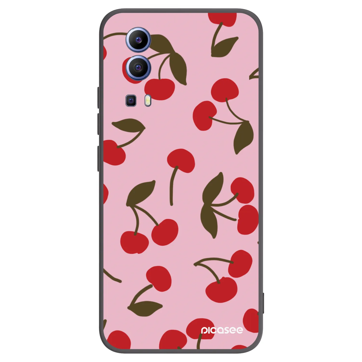 Picasee silikonový černý obal pro Vivo Y52 5G - Cherry
