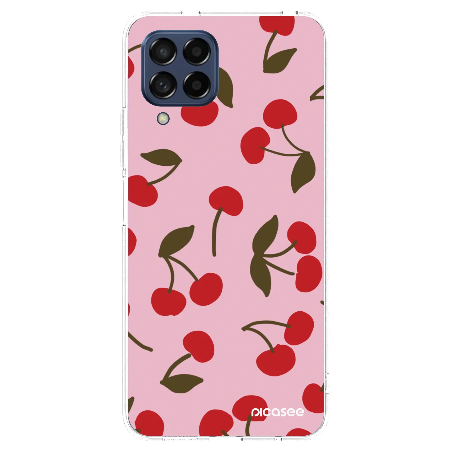 Picasee silikonový průhledný obal pro Samsung Galaxy M53 5G - Cherry