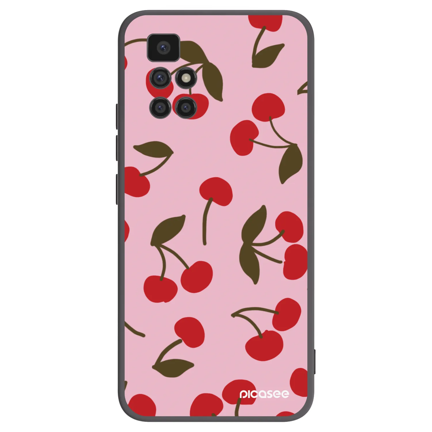 Picasee silikonový černý obal pro Xiaomi Redmi 10 (2022) - Cherry