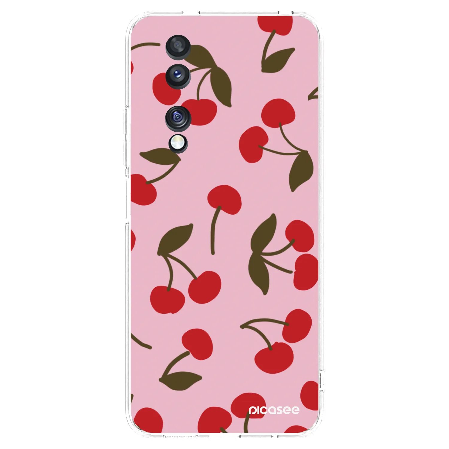 Picasee silikonový průhledný obal pro Honor 70 - Cherry